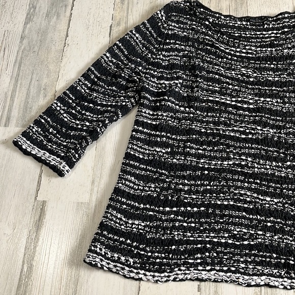 Eileen Fisher Variegated Knit Sweater Size L - Picture 4 of 10